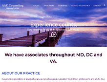 Tablet Screenshot of aac-counseling.com